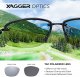 Xagger Polarized Driving Sunglasses for Men Rimless Metal Frame UV400 Protection Sun Glasses